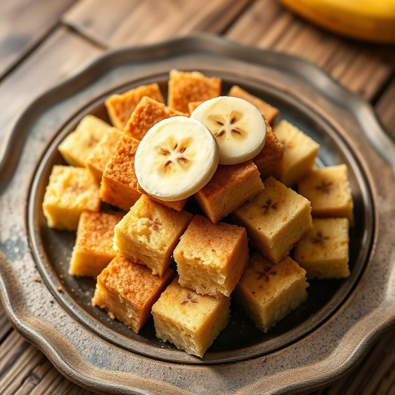Bolinho de banana sem açúcar