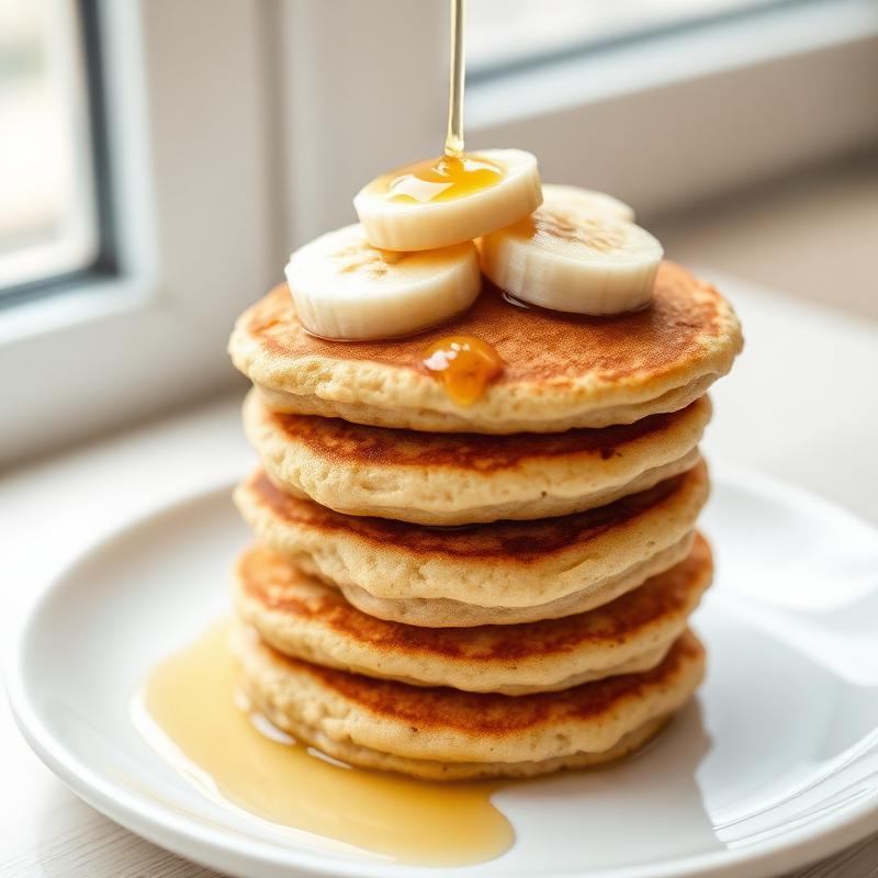 Panqueca de aveia e banana